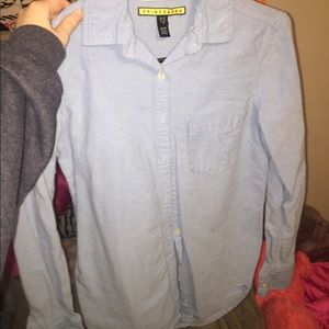 Aero blue button up